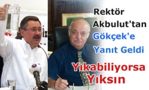 Ankara Büyükşehir belediyesi başkanı Melih Gökçek ve ODTÜ Rektörü Ural Akbulut